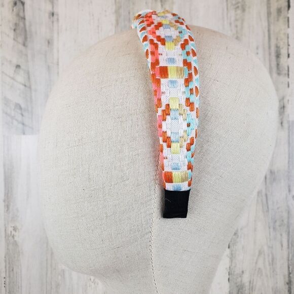 Embroidered Boho Western Headband - Picture 1 of 3